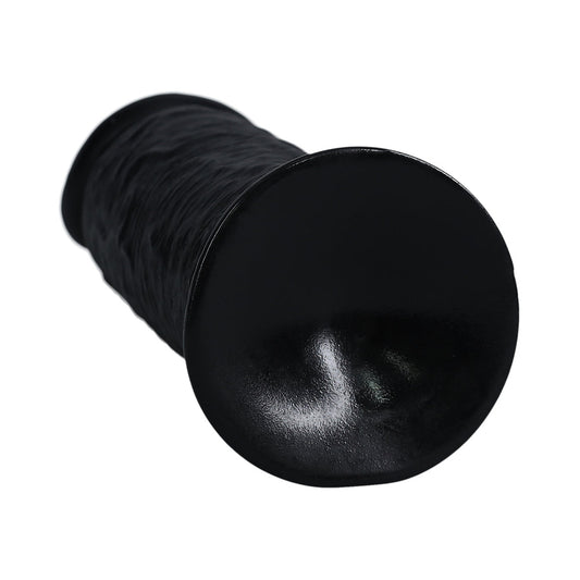 RealRock Extra Thick 8in Dildo Black