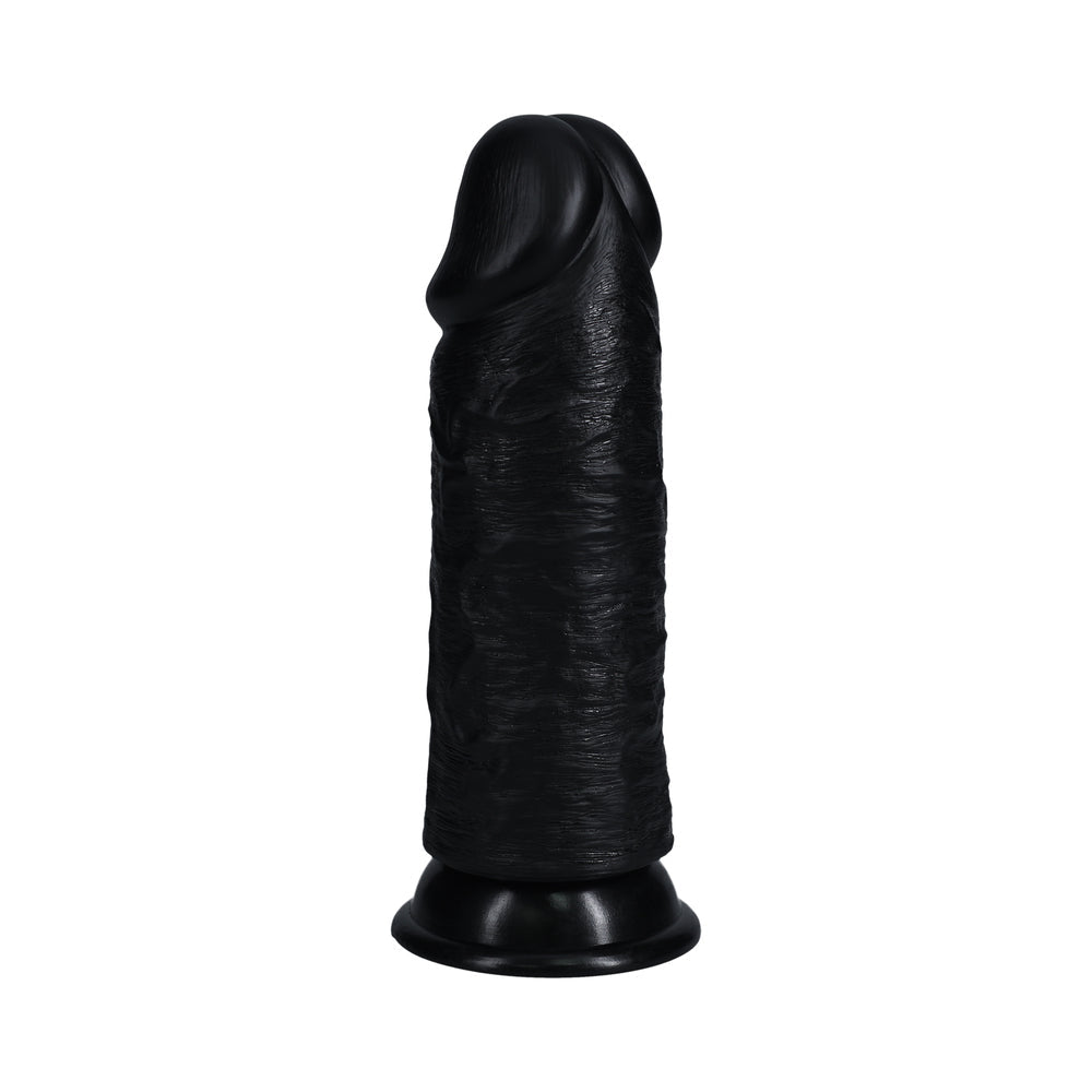 RealRock Extra Thick 8in Dildo Black