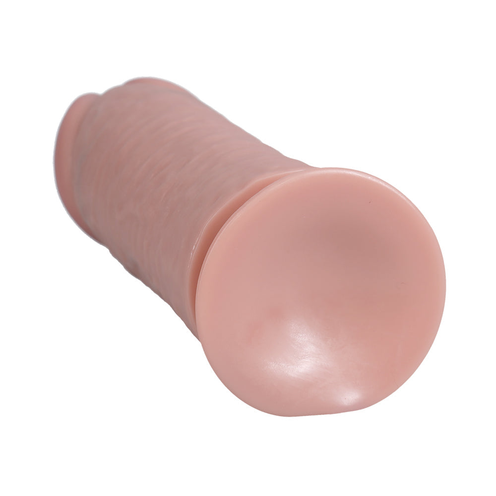 RealRock Extra Thick 10in Dildo Beige