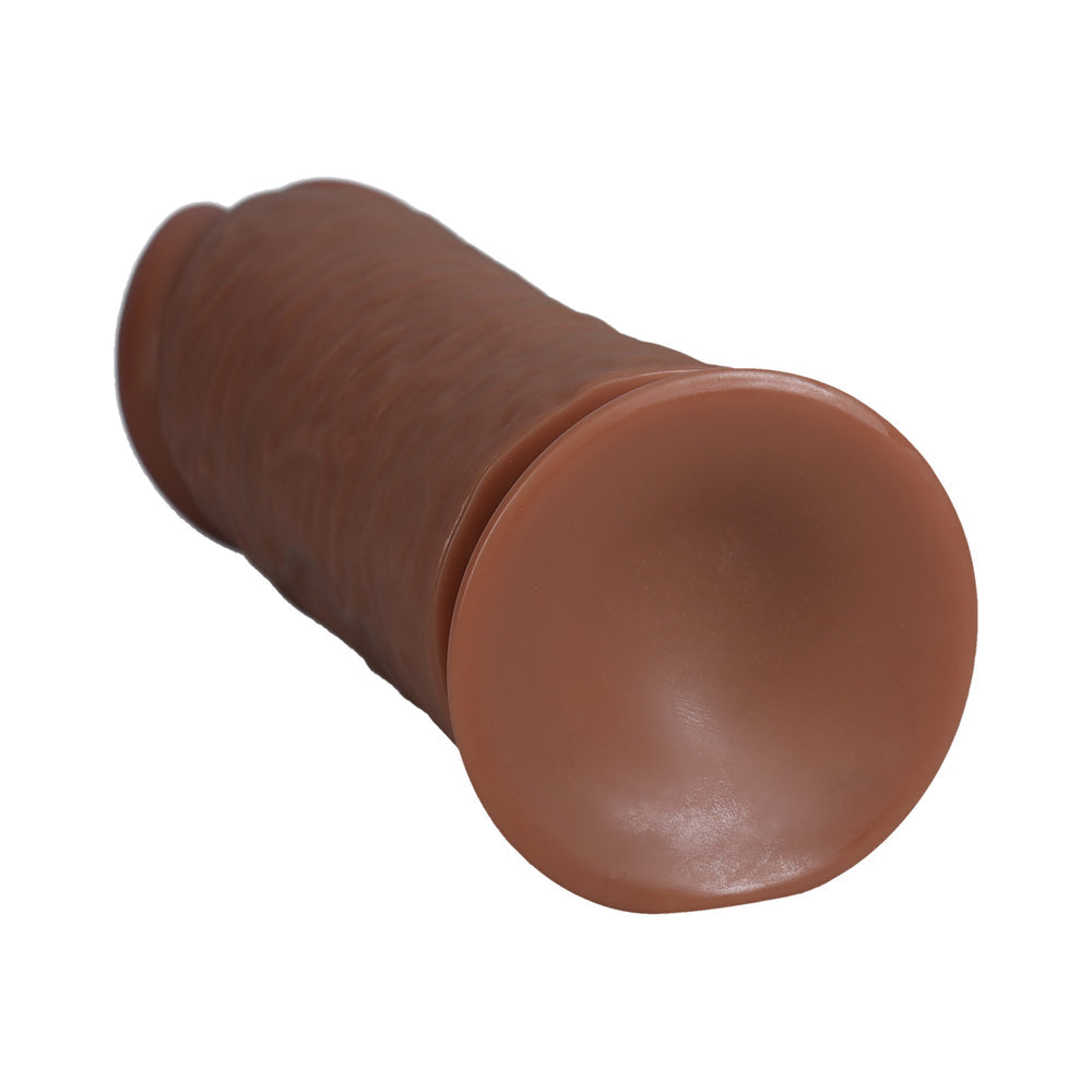 RealRock Extra Thick 10in Dildo Tan