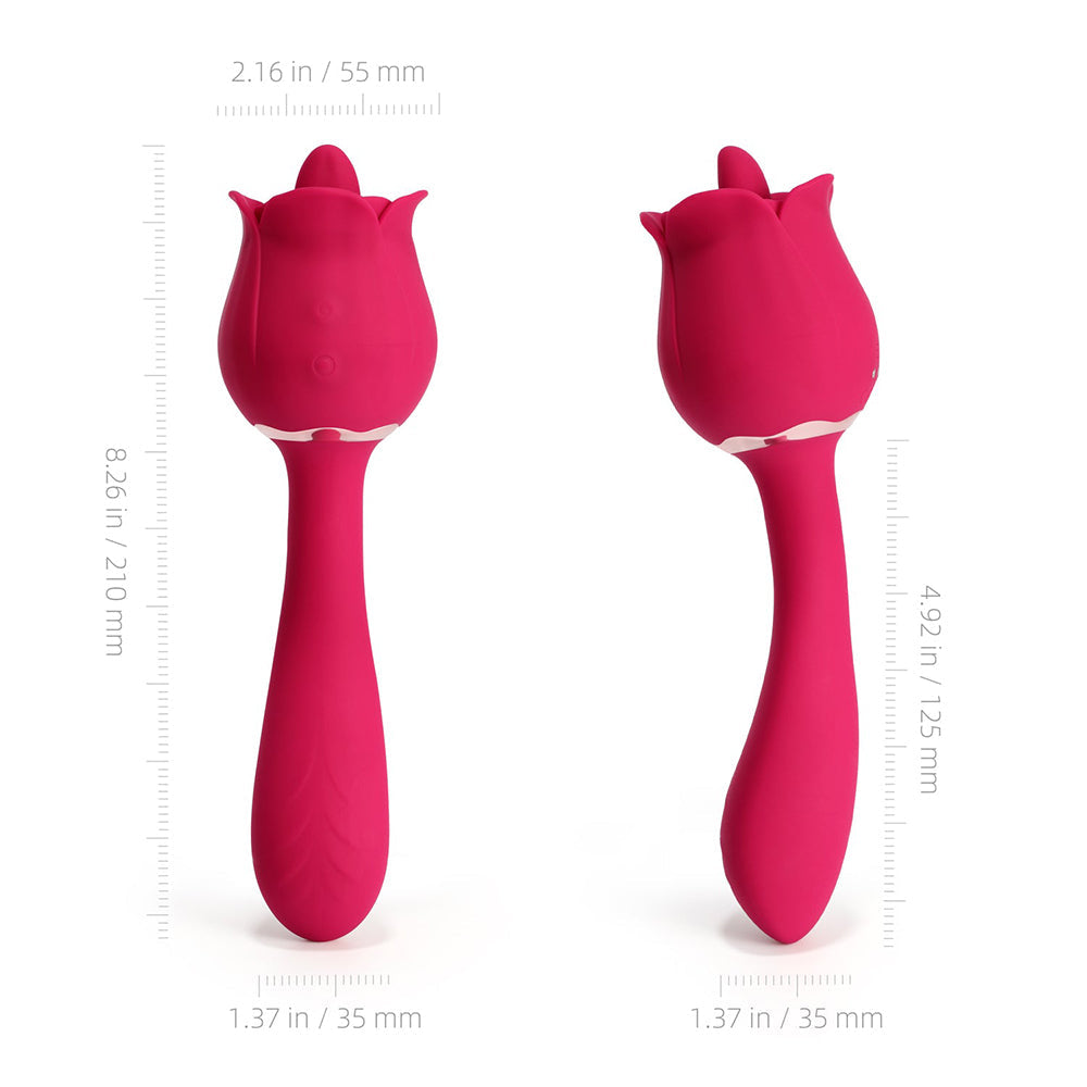 HPB Rhea The Rose Massager Red