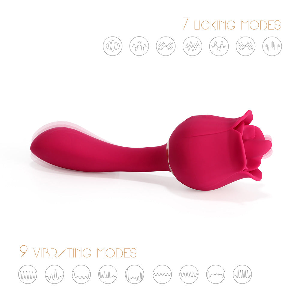 HPB Rhea The Rose Massager Red