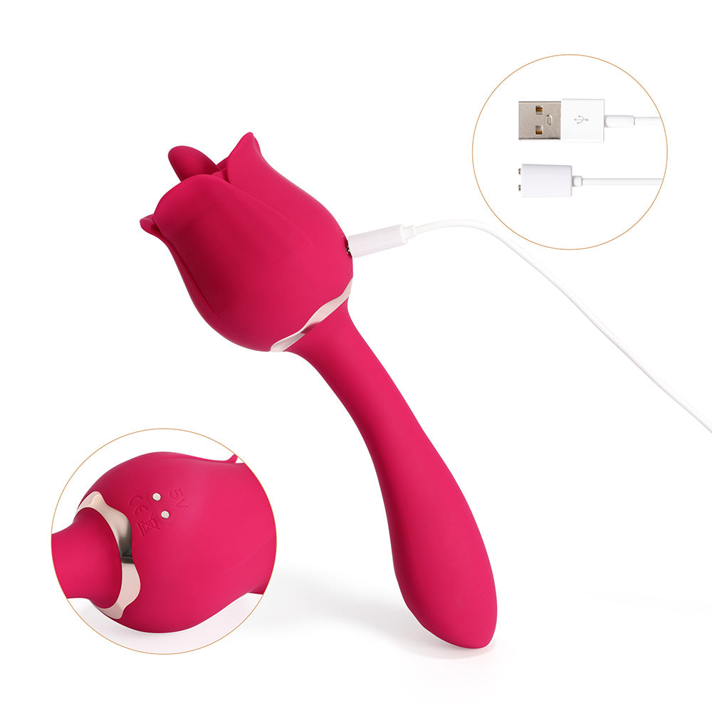 HPB Rhea The Rose Massager Red