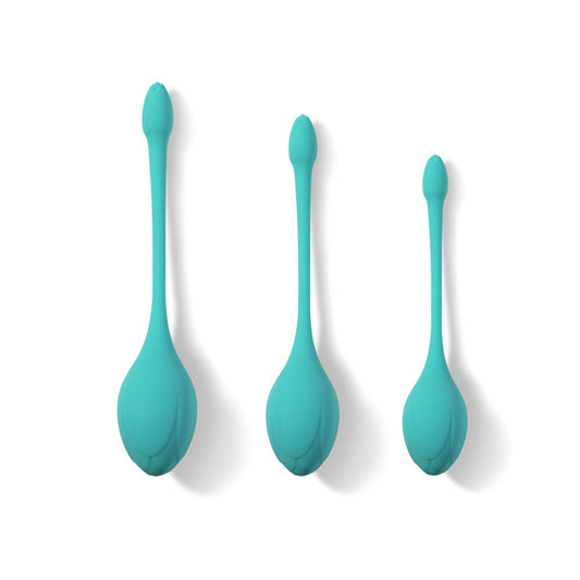 HPB Bluebell Floral 3pc Kegel Set Turqu