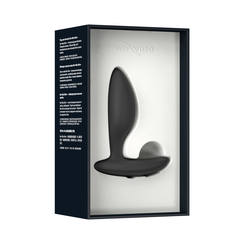 We-Vibe Ditto+ Vibrating Anal Plug Black