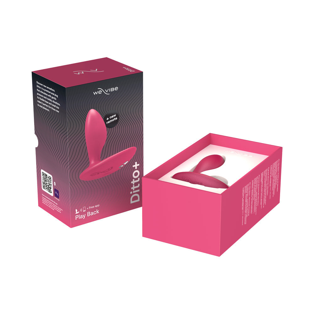 We-Vibe Ditto+ Vibrating Anal Plug Pink