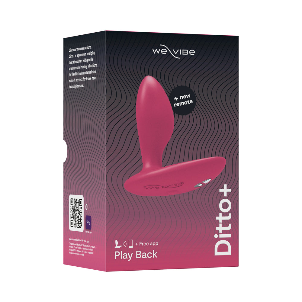 We-Vibe Ditto+ Vibrating Anal Plug Pink