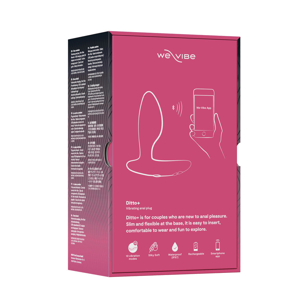 We-Vibe Ditto+ Vibrating Anal Plug Pink