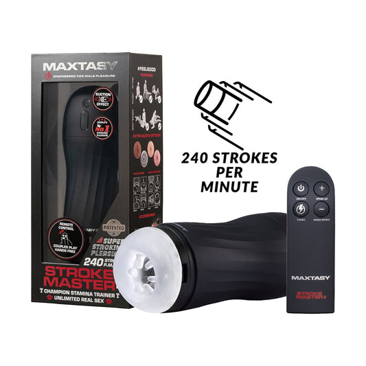 Maxtasy Stroke Master Standard With Remote Clear Plus