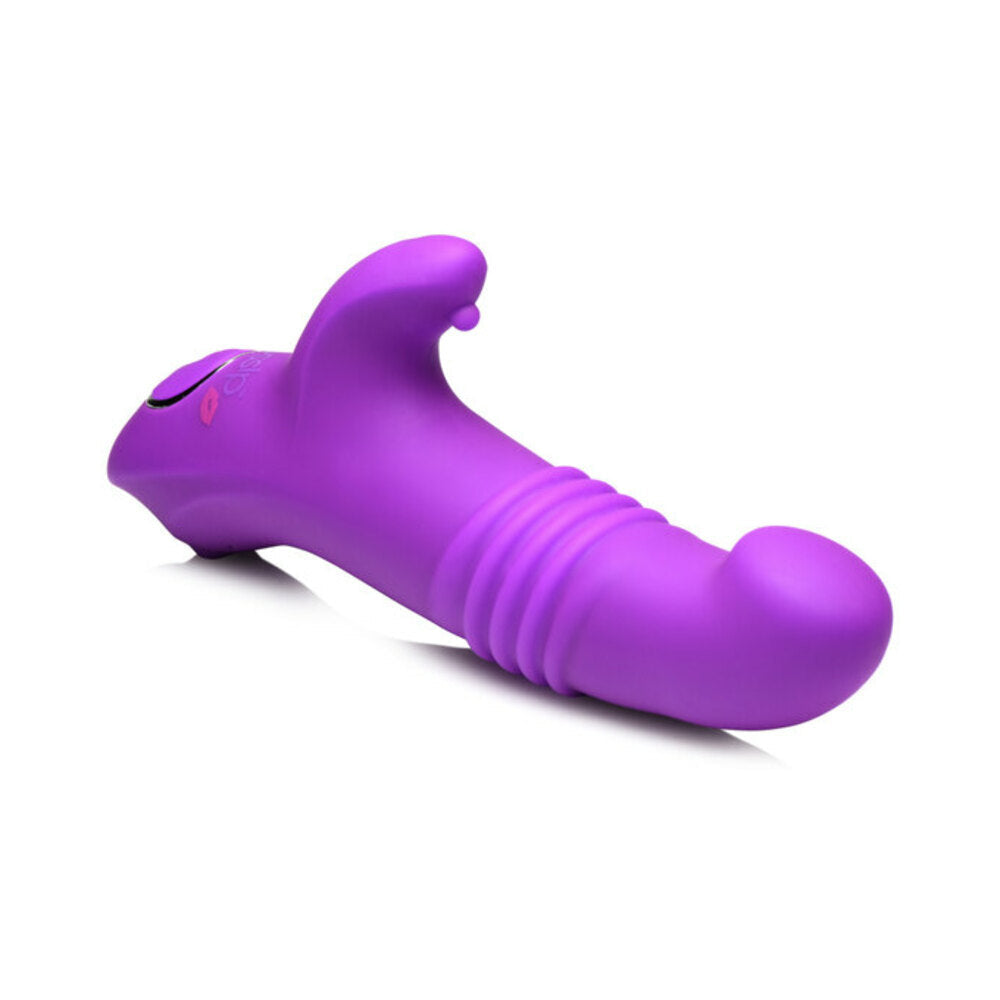 Vibrador de conejo de silicona Gossip Blaster 7X Thrusting Violeta