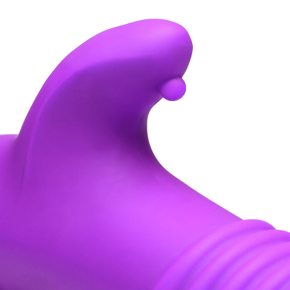 Vibrador de conejo de silicona Gossip Blaster 7X Thrusting Violeta