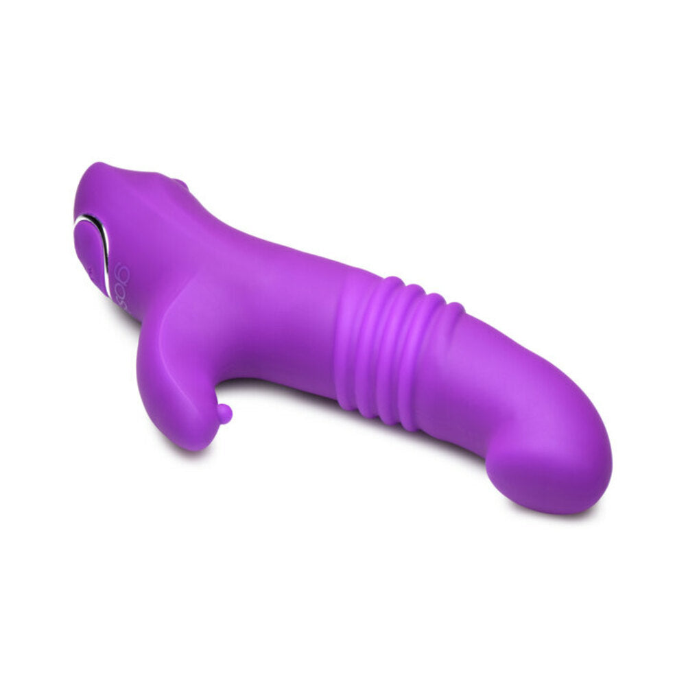 Vibrador de conejo de silicona Gossip Blaster 7X Thrusting Violeta