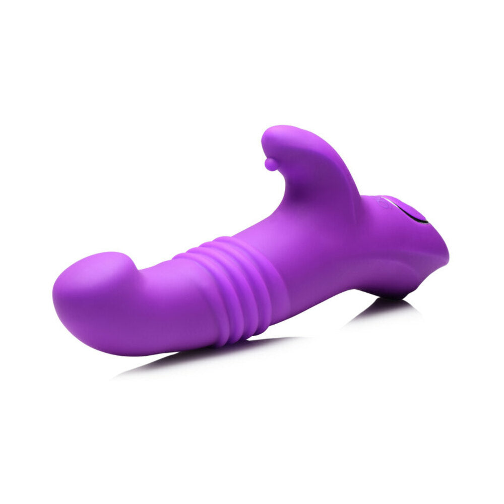 Vibrador de conejo de silicona Gossip Blaster 7X Thrusting Violeta