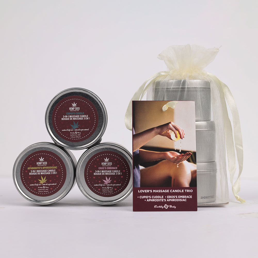 EB Hemp Seed Valentines Day Candle Trio