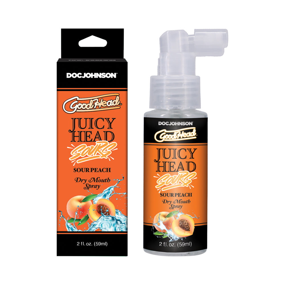 GoodHead Juicy Head Dry Mouth Spray Sour Peach 2 oz.