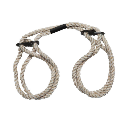 Merci Restrain 6mm Hemp Wri/Ank Cuffs Na