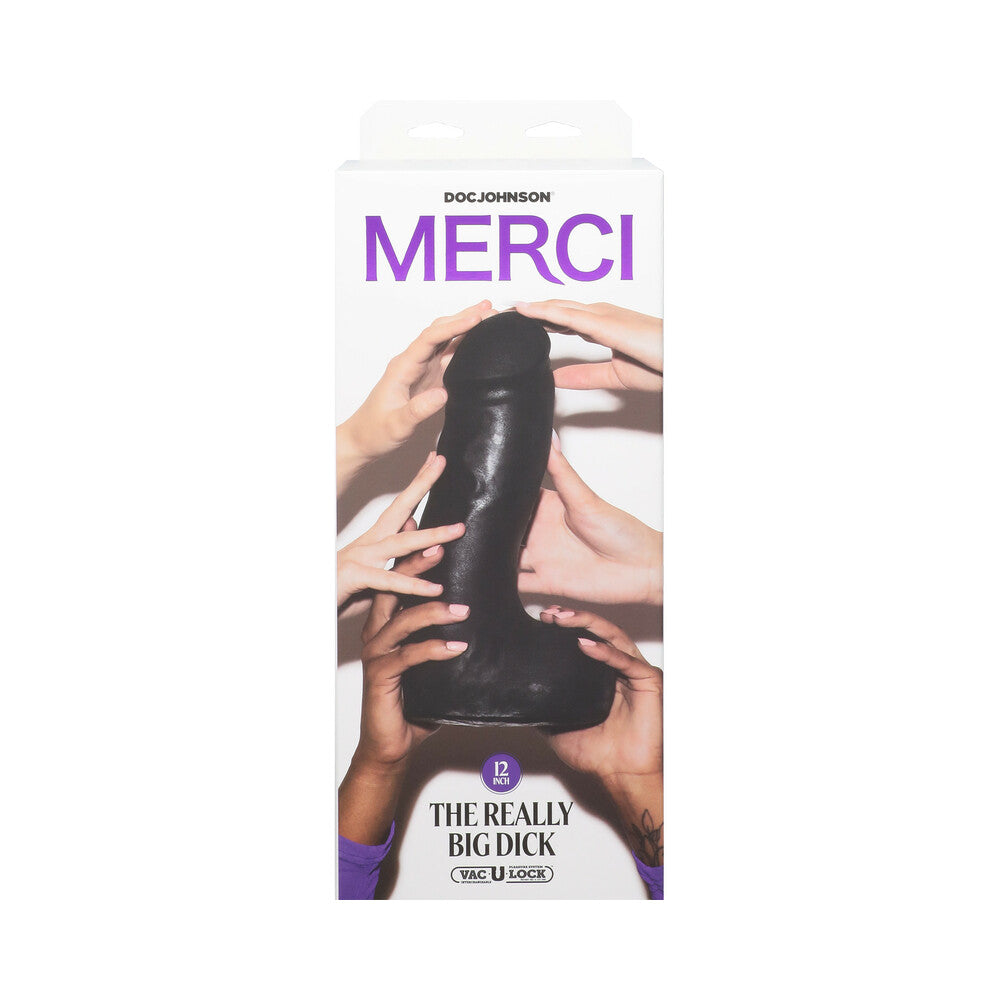 Merci Really Big Dick w/XL VacULock Blk