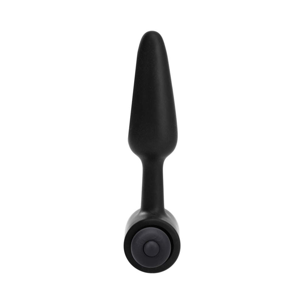 In A Bag Vibrating Butt Plug 3in Black