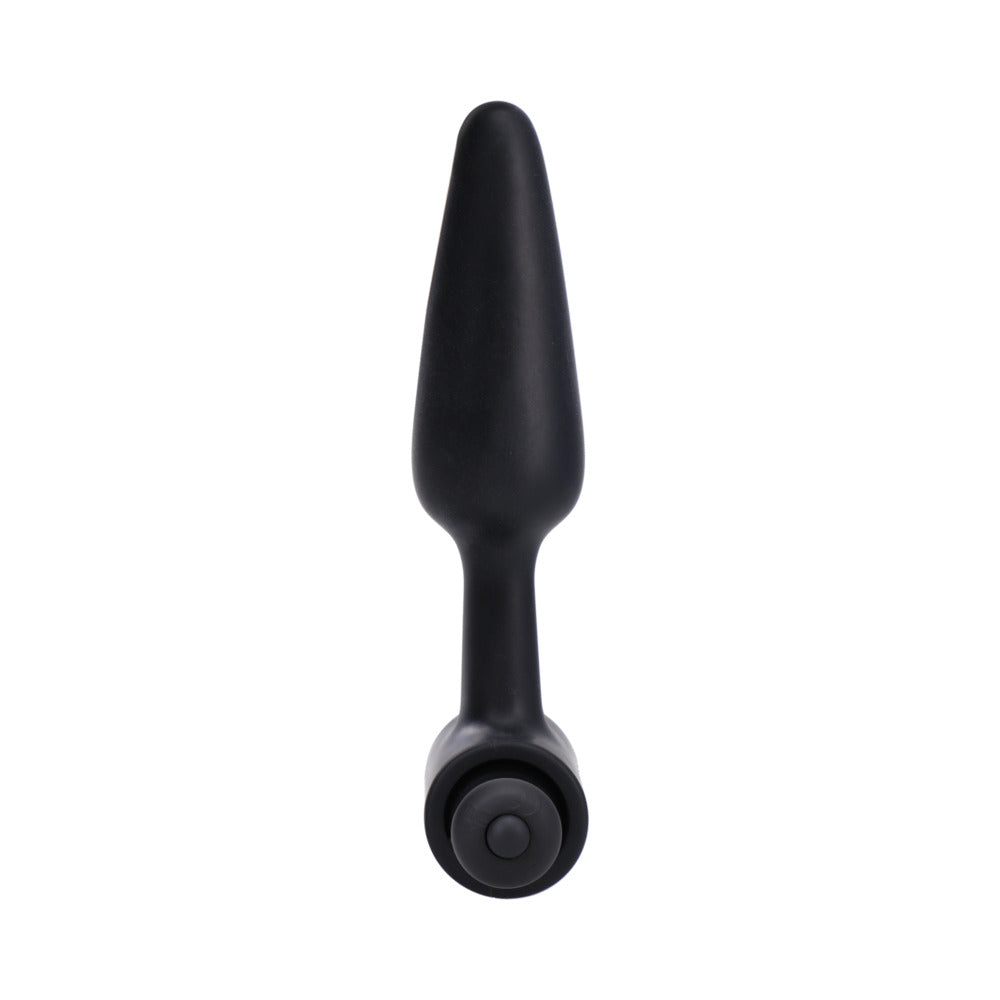 In A Bag Vibrating Butt Plug 4in Black