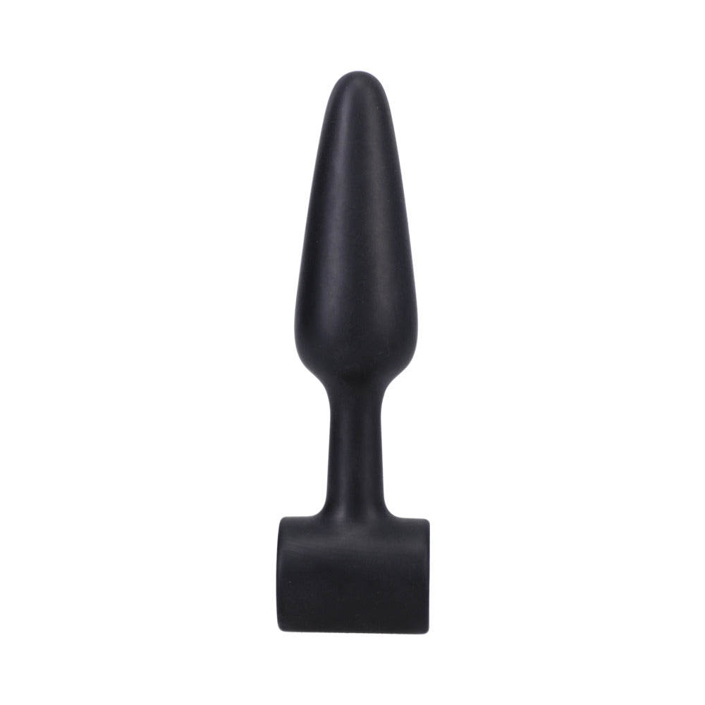 In A Bag Vibrating Butt Plug 4in Black