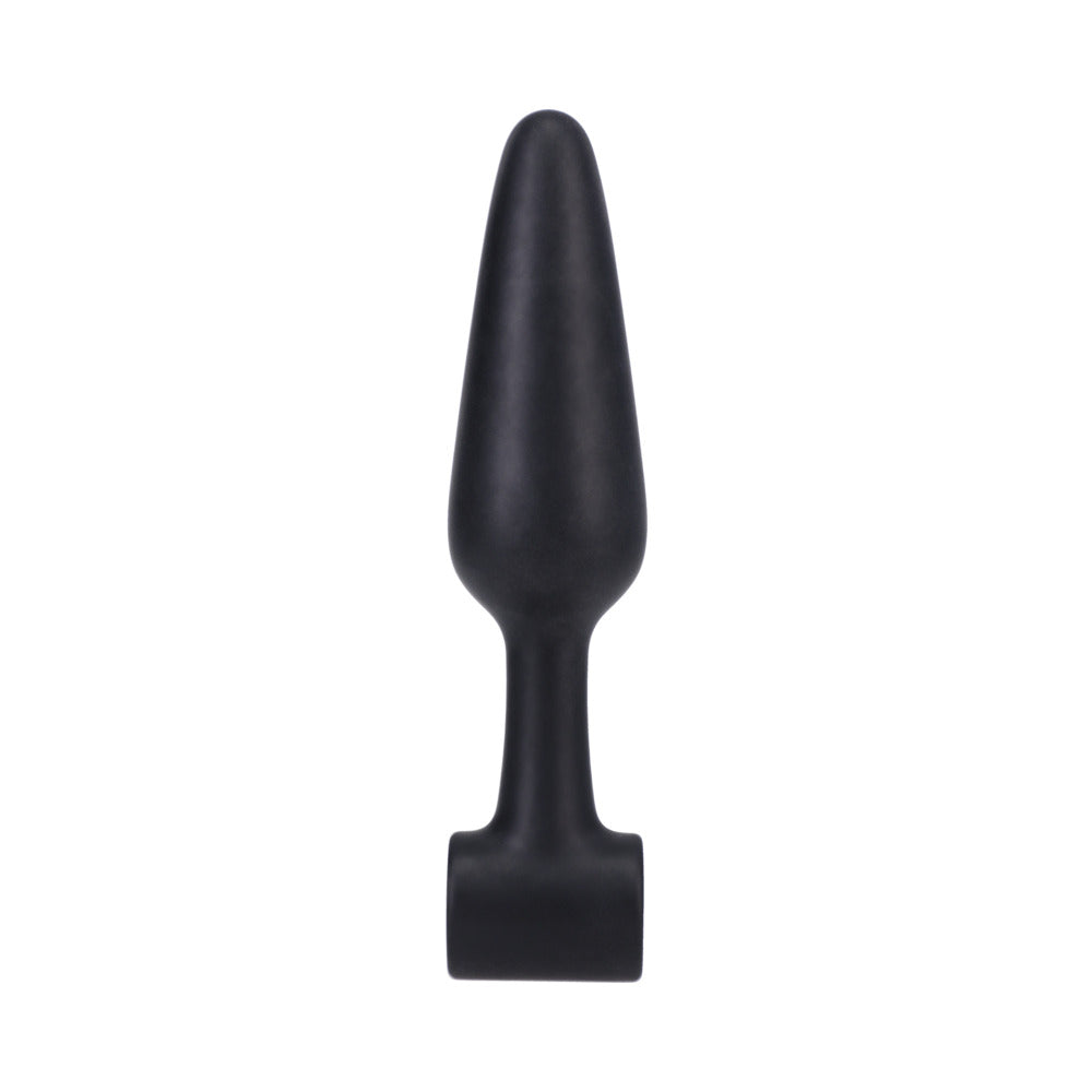 In A Bag Vibrating Butt Plug 5in Black