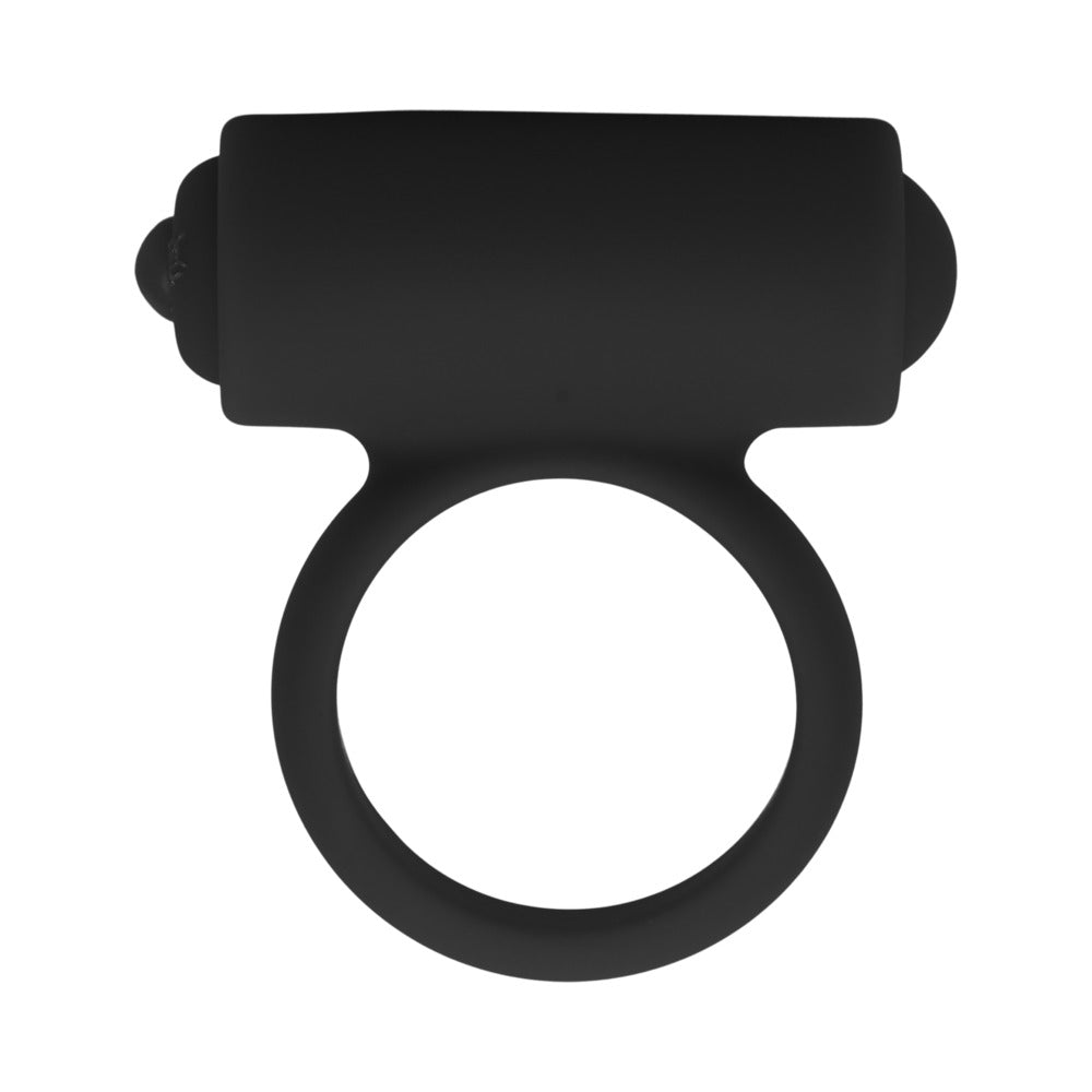 Anillo vibrador en forma de C, color negro, en bolsa