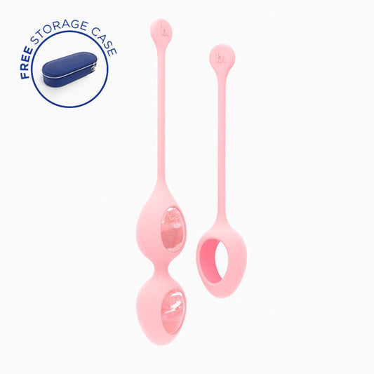 Biird Yonii 2-Piece Rose Quartz Eggs Set