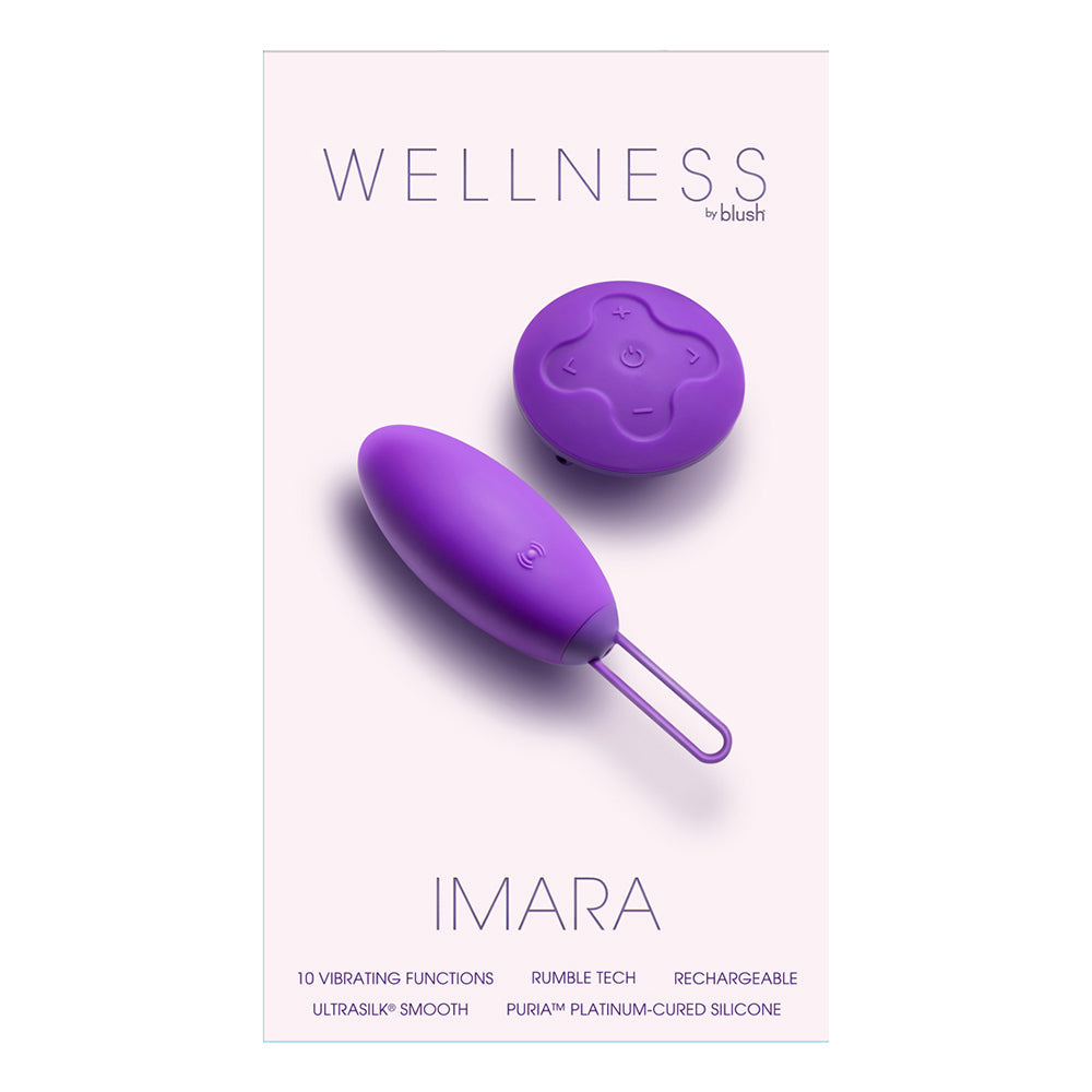 Wellness Imara Vibrating Egg W/Remote Pu