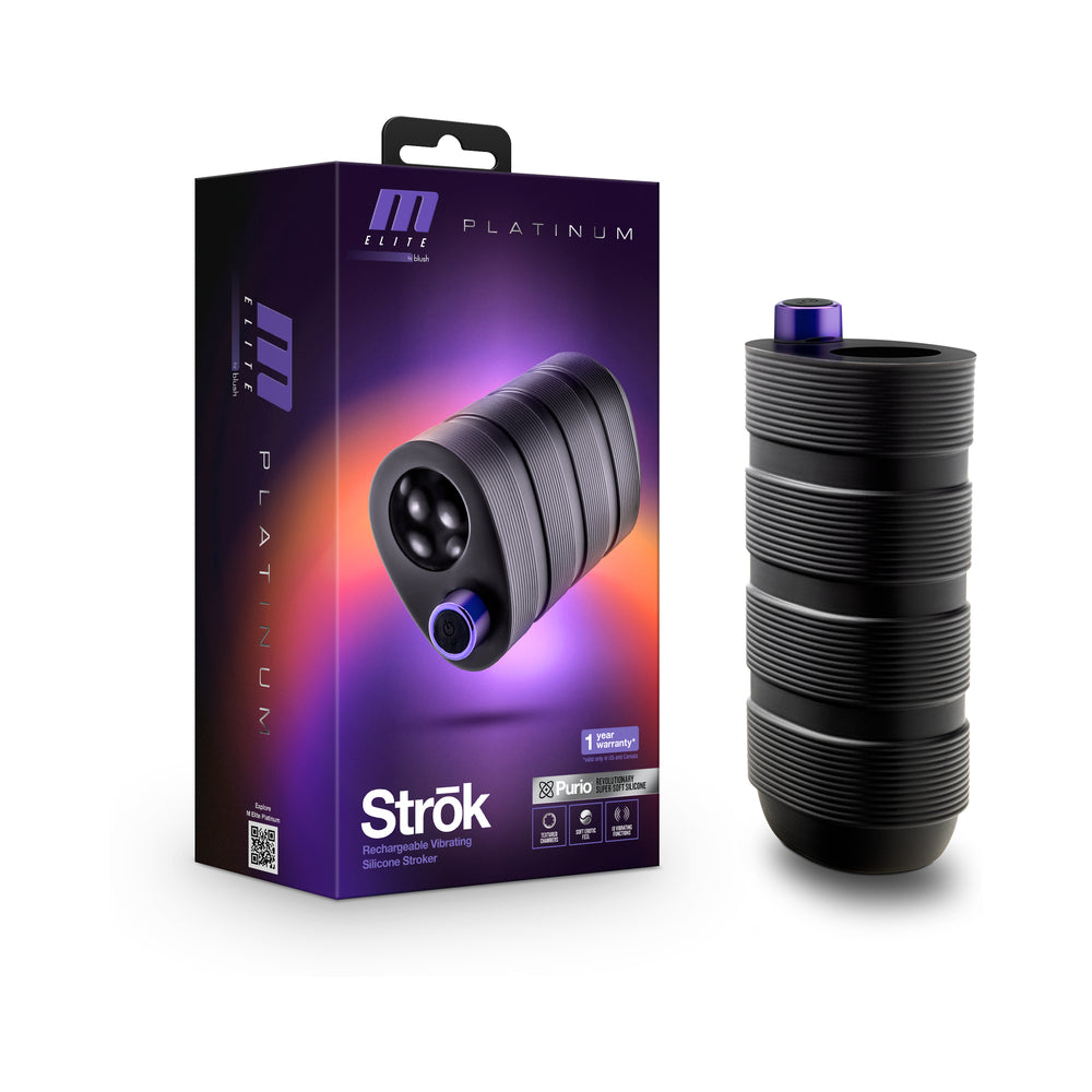 M Elite Platinum Strok Black