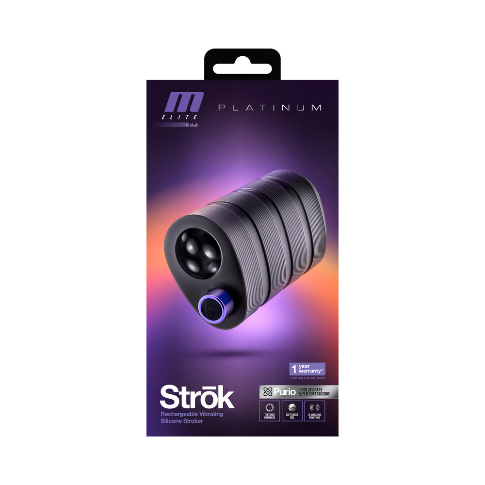 M Elite Platinum Strok Black