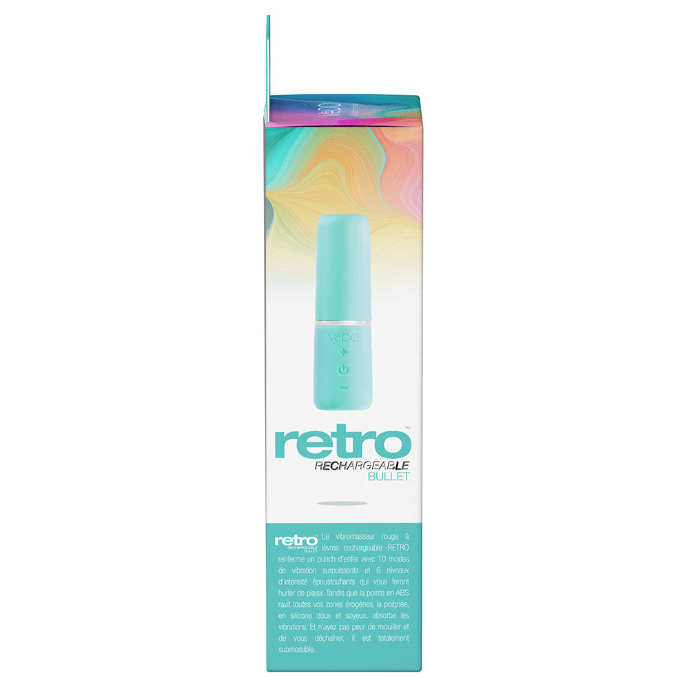 VeDO Retro Rechargeable Bullet Turquoise