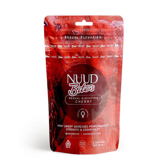 NUUD BITES Female Aphrodisiac Gummies Cherry