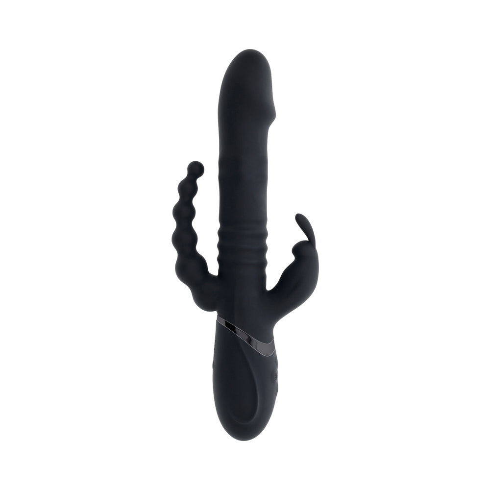 Vibrador de silicona recargable con triple estimulación Playboy Big Bunny Energy 2AM