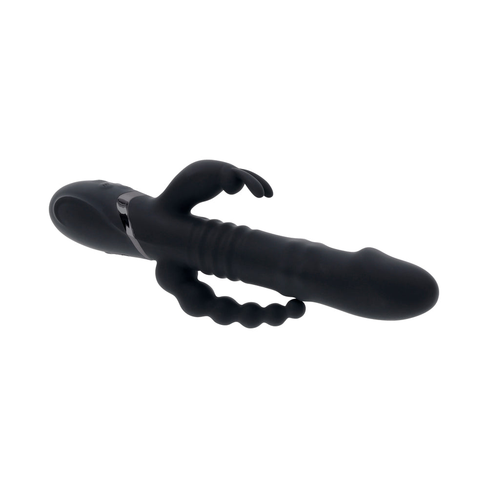 Vibrador de silicona recargable con triple estimulación Playboy Big Bunny Energy 2AM