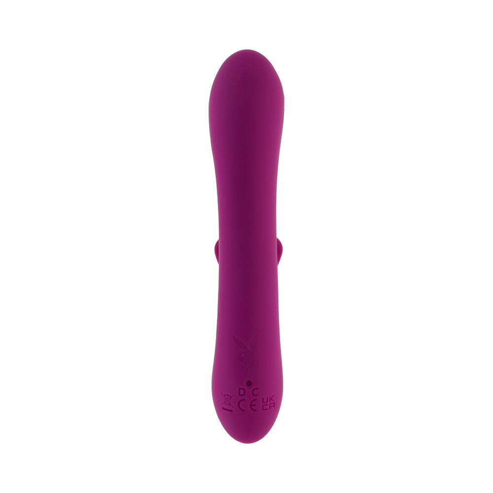 Mini vibrador de silicona recargable Playboy Bitty Bunny Wild Star