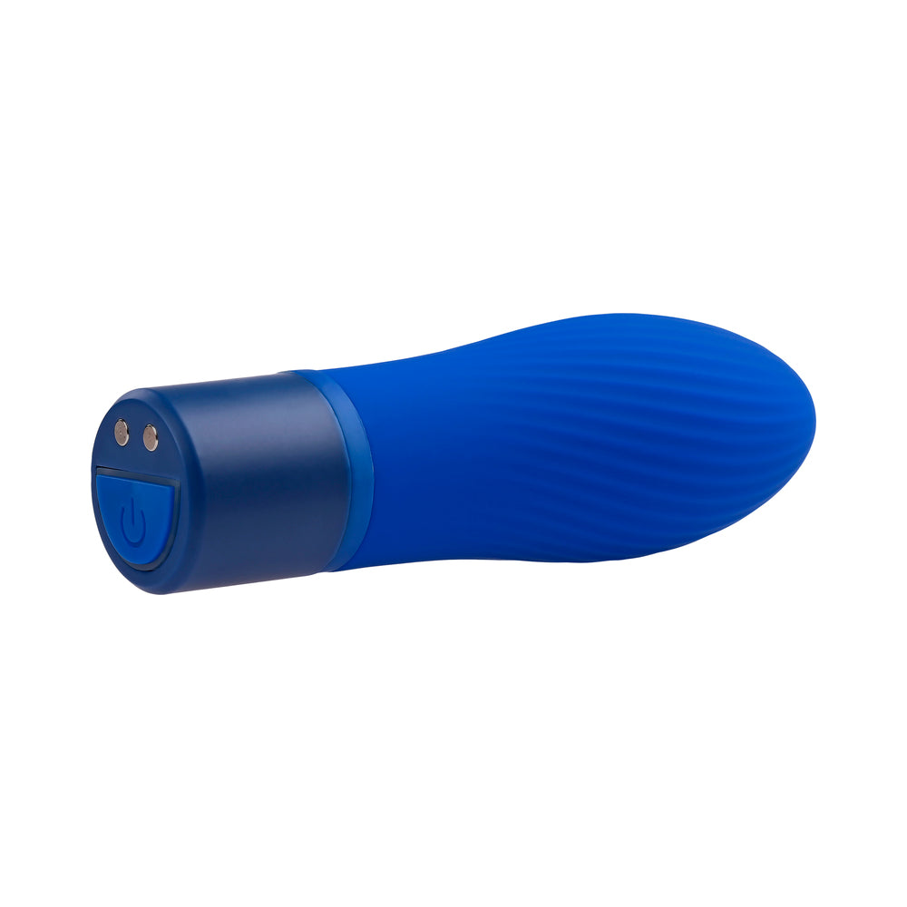 Mini vibrador de silicona recargable Selopa Cobolt Cutie azul