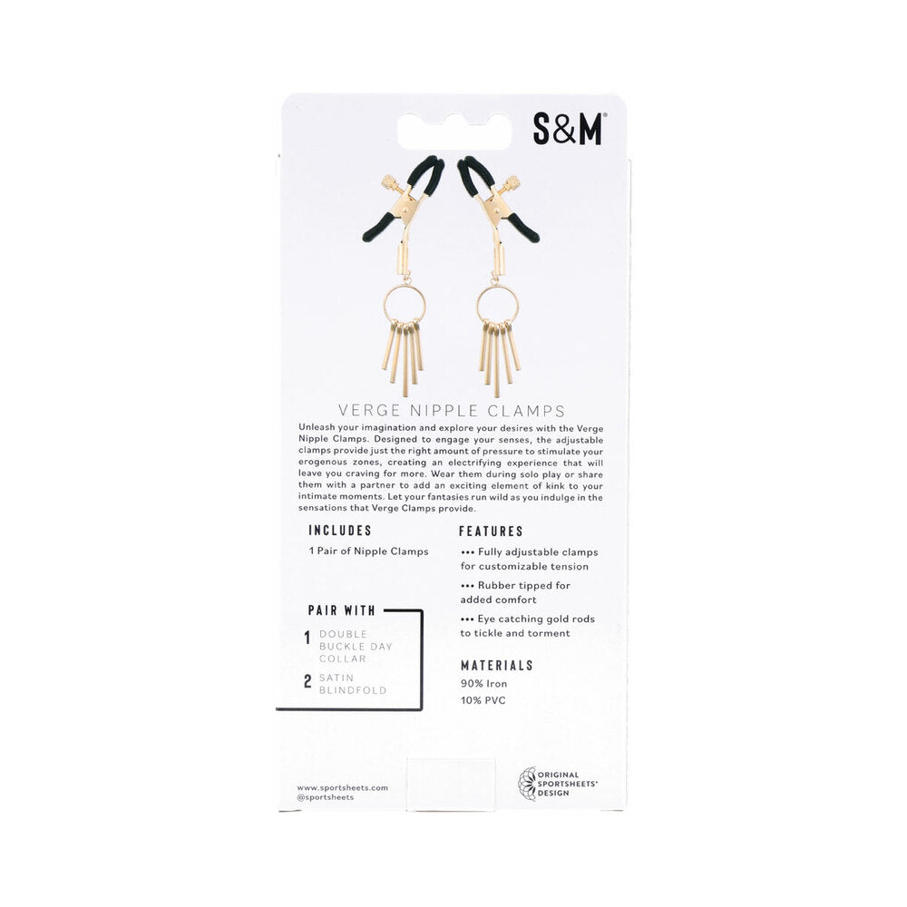 SS S&M Verge Nipple Clamps