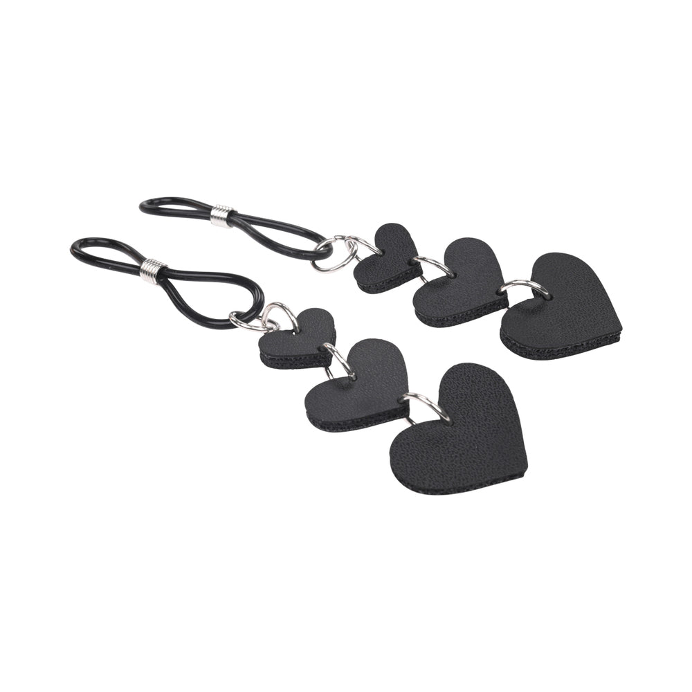 SS S&M Heart Nipple Ties