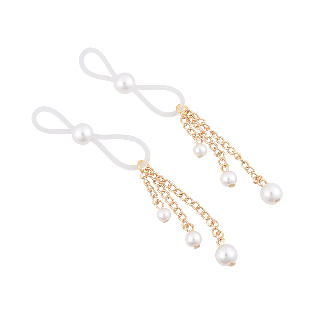 SS S&M Pearl Nipple Ties