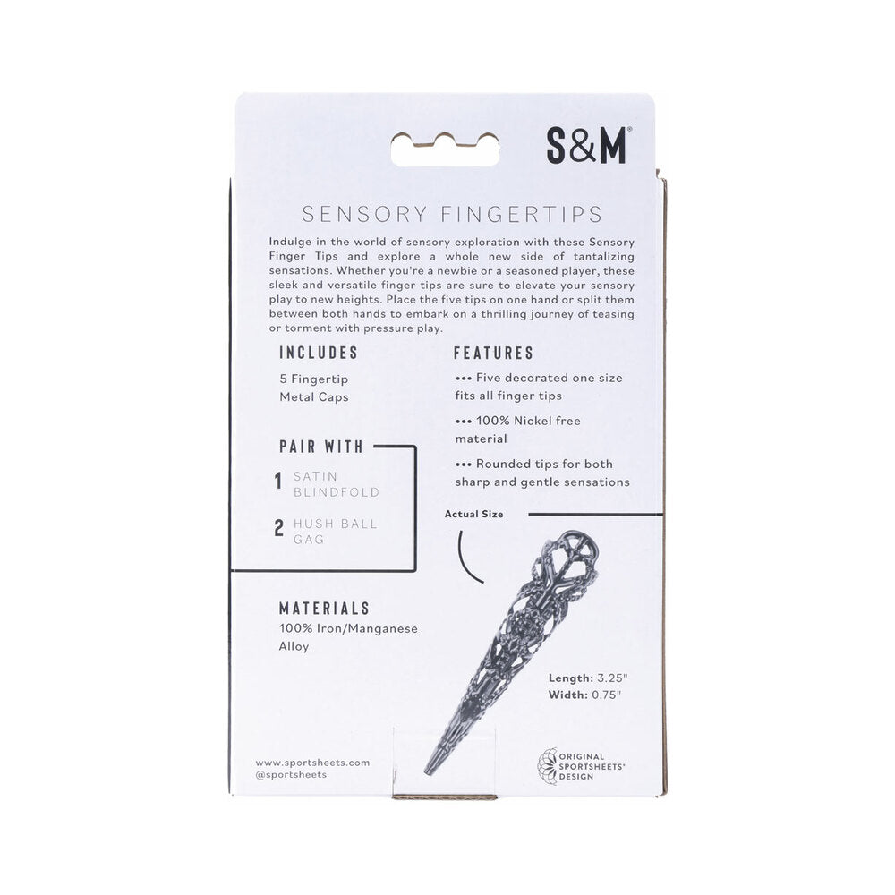 SS S&M Sensory Fingertips Black