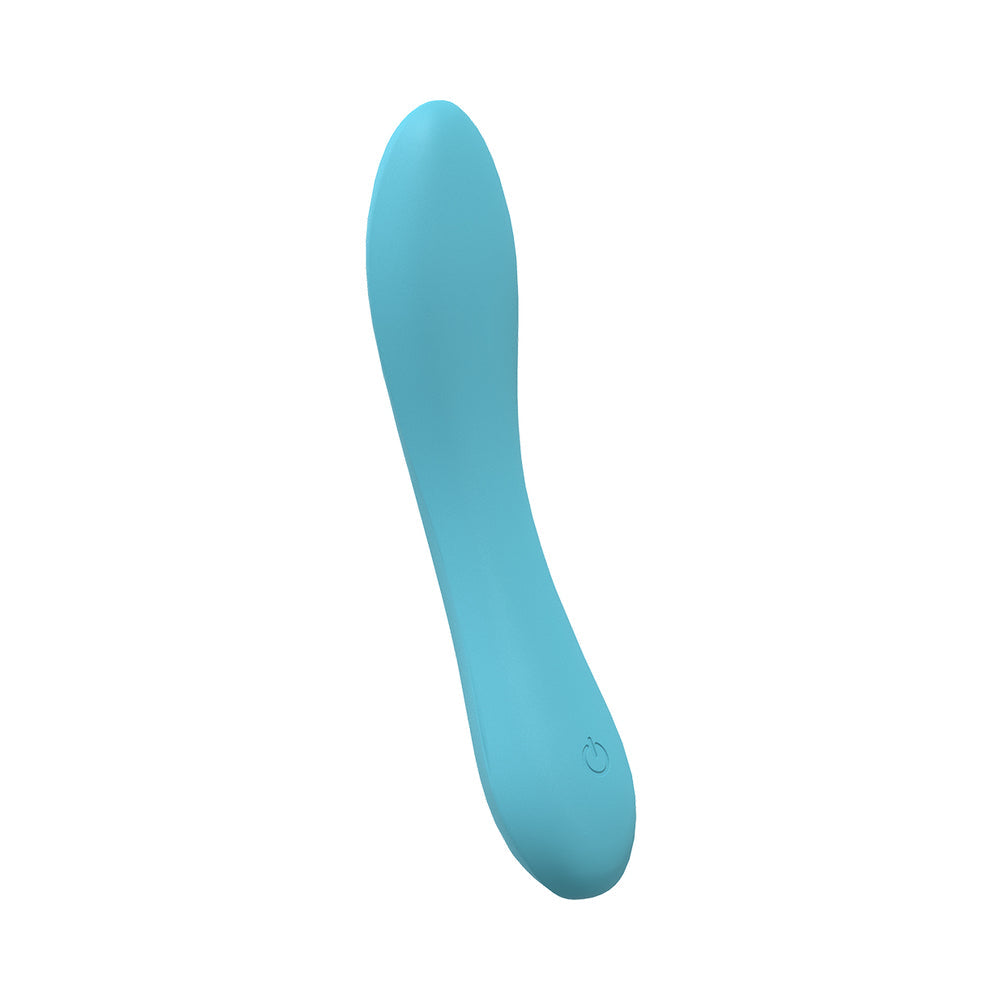 LoveLine Lust Vibrador flexible de 10 velocidades, de silicona, recargable, sumergible, color azul