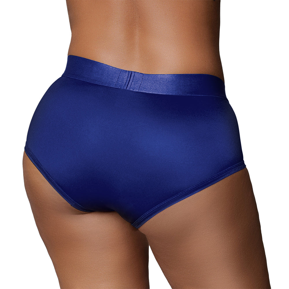 Ouch! Vibrating Strapon Brief Blu XL/XXL