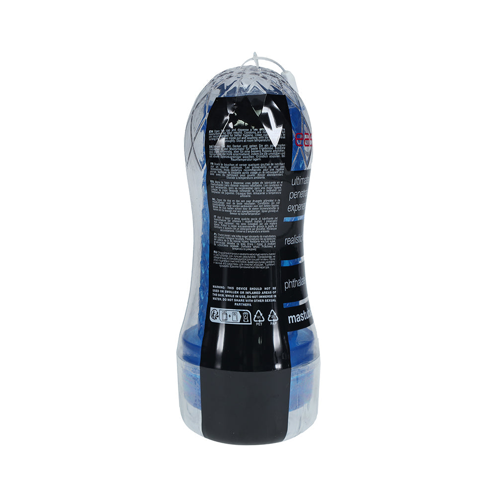 Estuche transparente redondo Easy Rider azul