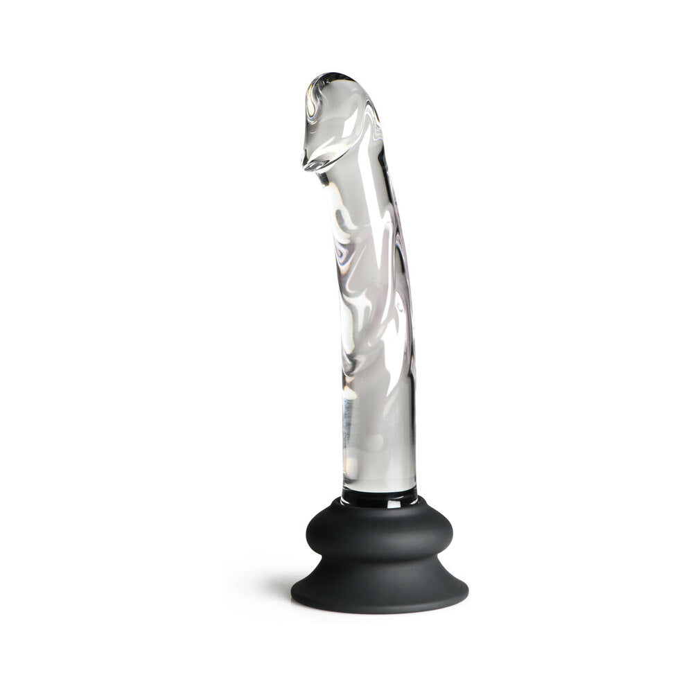 Pleasure Glass Dildo W/Sil Base 7