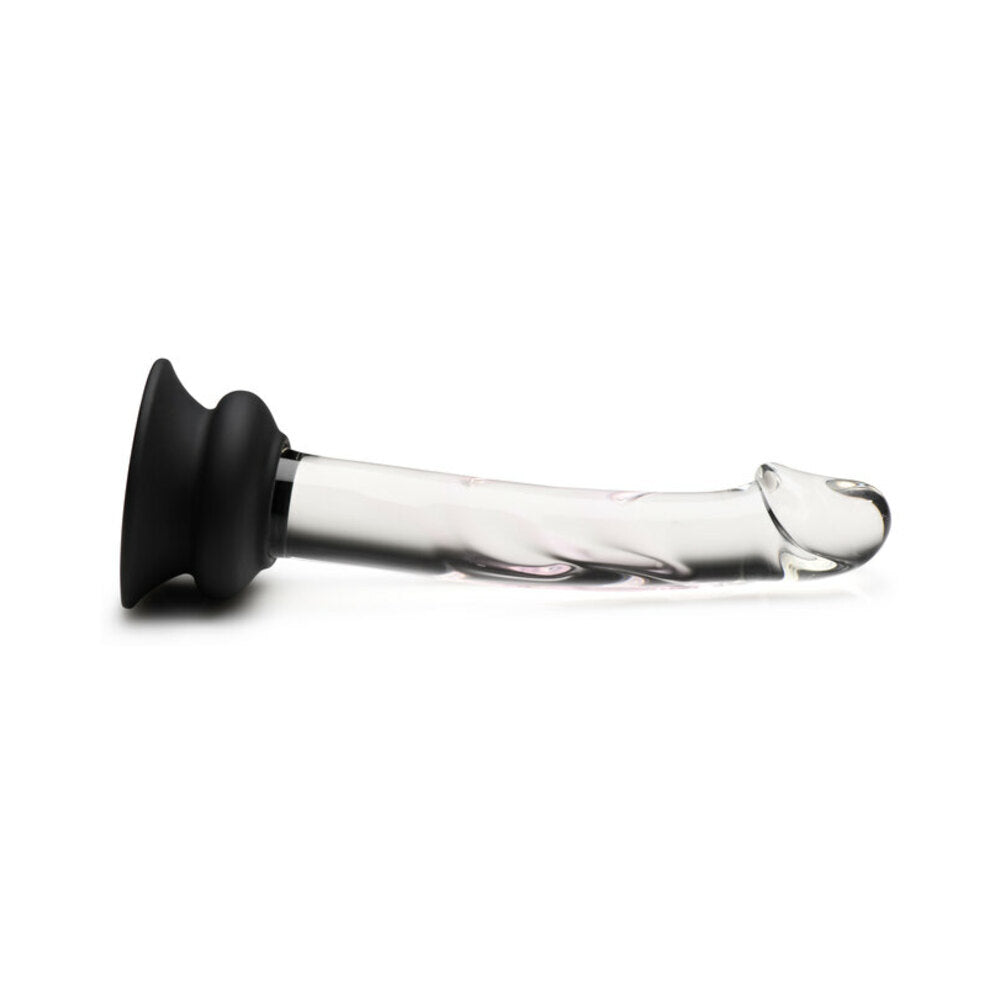 Pleasure Glass Dildo W/Sil Base 7