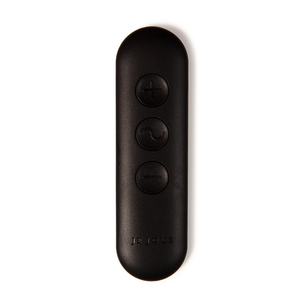 Je Joue Onyx Vibrating Butt Plug Black