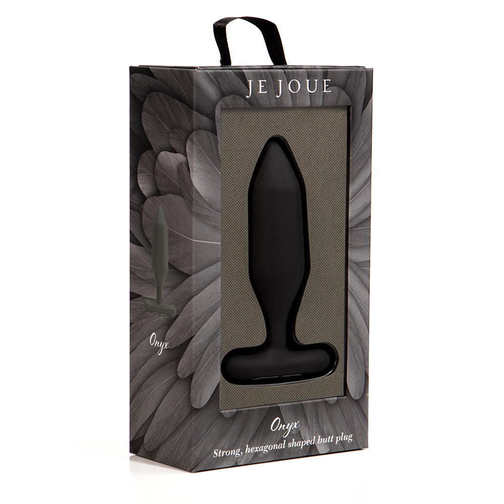 Je Joue Onyx Vibrating Butt Plug Black