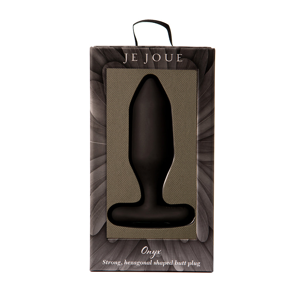 Je Joue Onyx Vibrating Butt Plug Black