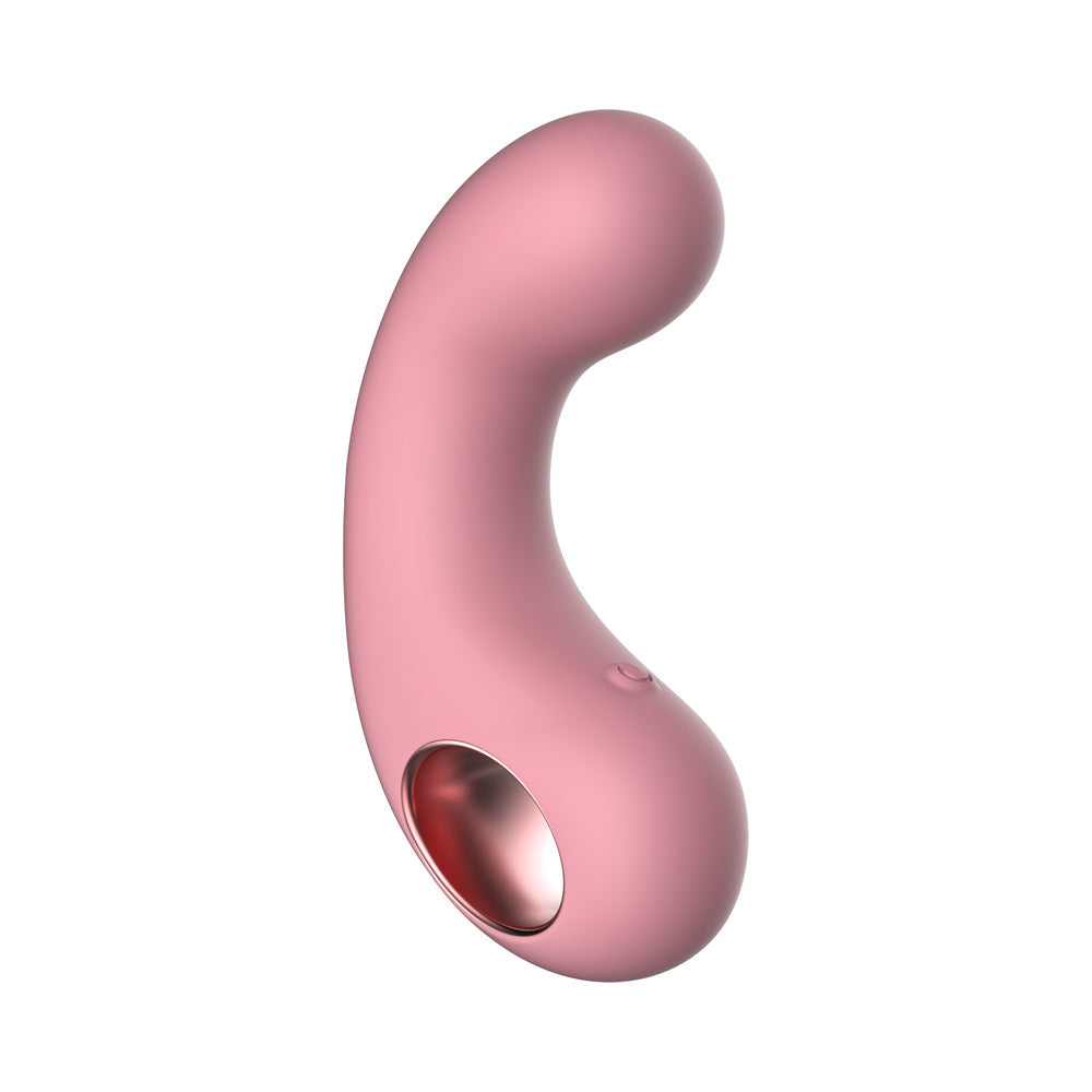 Luv Inc Cv77: Curved Vibrator Light Pink