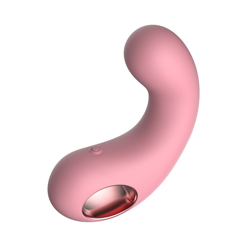 Luv Inc Cv77: Curved Vibrator Light Pink